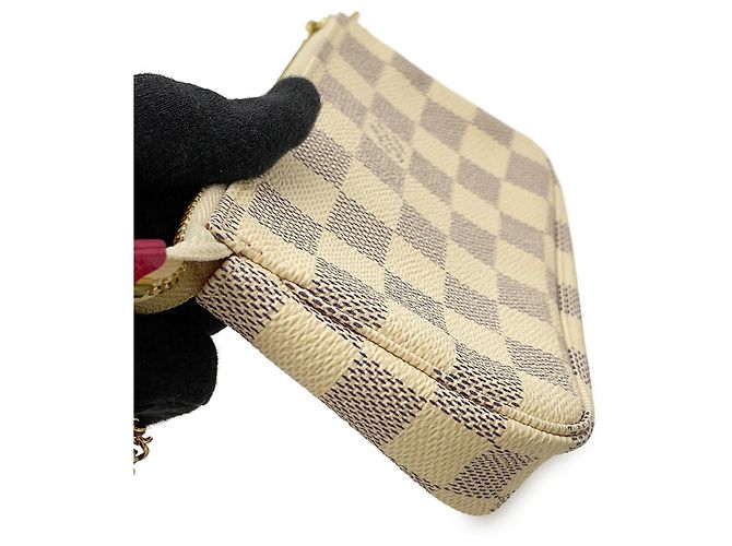 Louis Vuitton Damier Azur Mini Pochette Pink - Ansicht 8