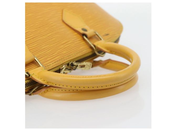 Louis Vuitton Alma Epi Leather PM Giallo - vista 7