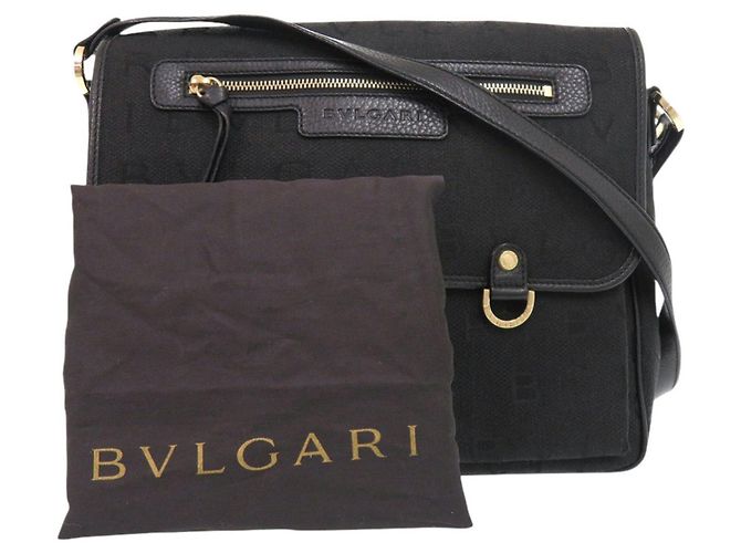 Bulgari Borsa a tracolla Bvlgari Logomania nera Nero - vista 2