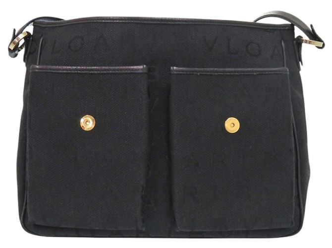 Bulgari Borsa a tracolla Bvlgari Logomania nera Nero - vista 8