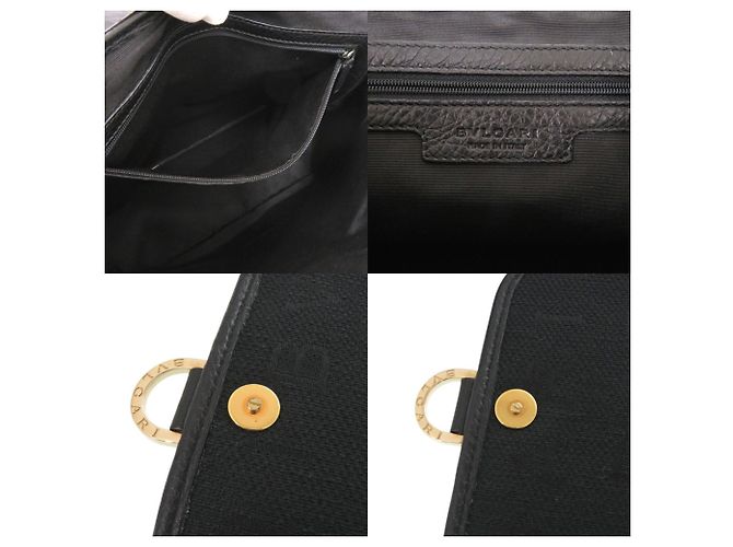 Bulgari Borsa a tracolla Bvlgari Logomania nera Nero - vista 9