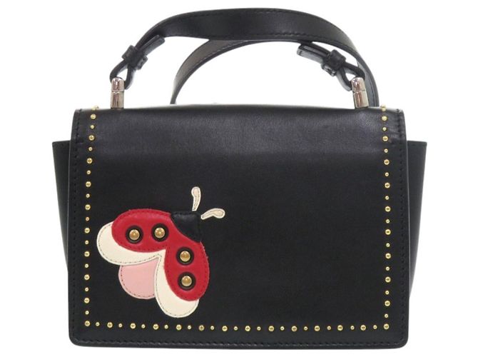 Borsa a tracolla in pelle nera Salvatore Ferragamo Nero - vista 2