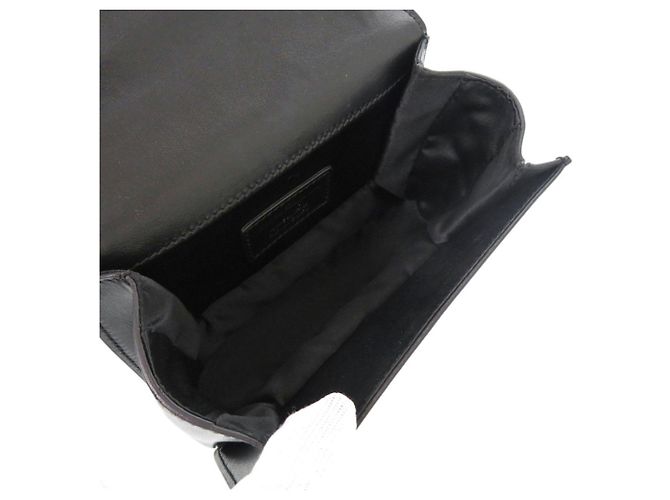 Borsa a tracolla in pelle nera Salvatore Ferragamo Nero - vista 6