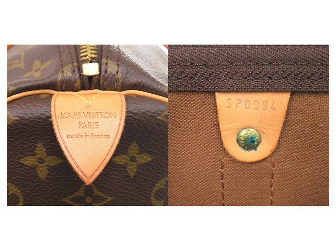 Borsa Boston Louis Vuitton Keepall 55 Monogram Marrone - vista 10