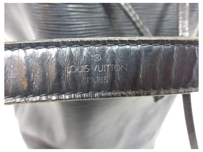 Borsa Louis Vuitton Noé GM Pelle Epi Nero - vista 11
