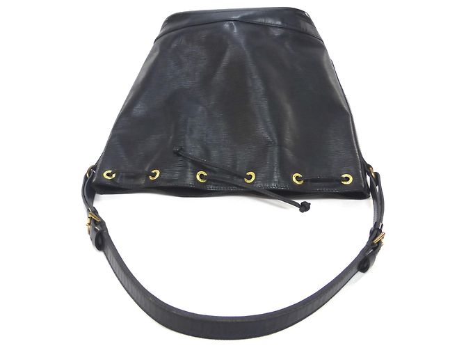 Borsa Louis Vuitton Noé GM Pelle Epi Nero - vista 13