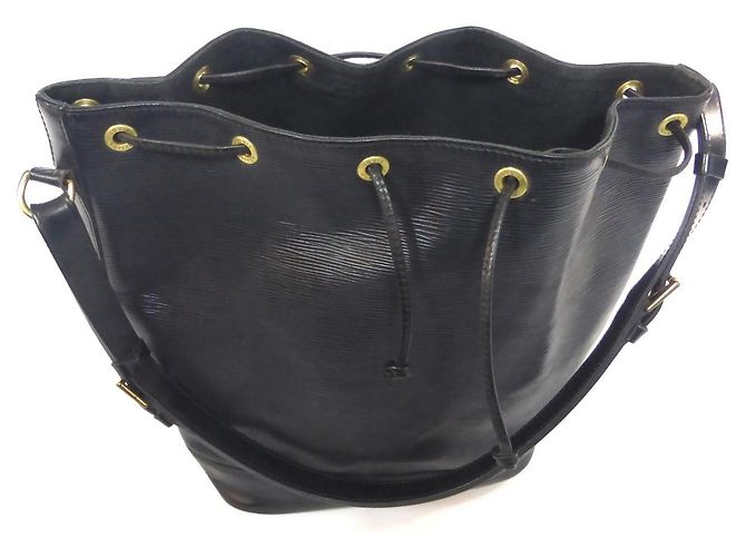 Borsa Louis Vuitton Noé GM Pelle Epi Nero - vista 4