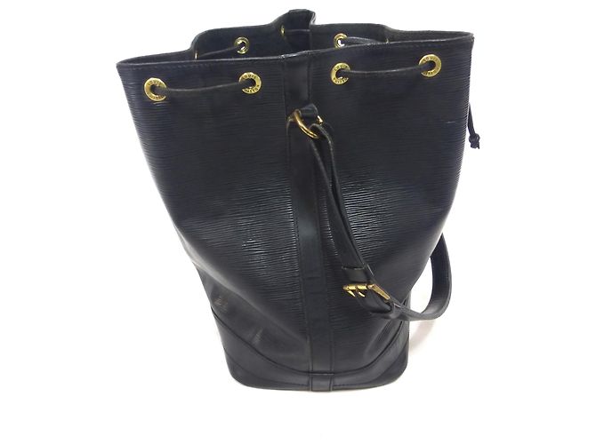 Borsa Louis Vuitton Noé GM Pelle Epi Nero - vista 5