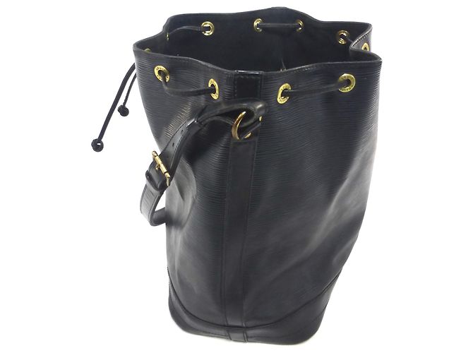 Borsa Louis Vuitton Noé GM Pelle Epi Nero - vista 7