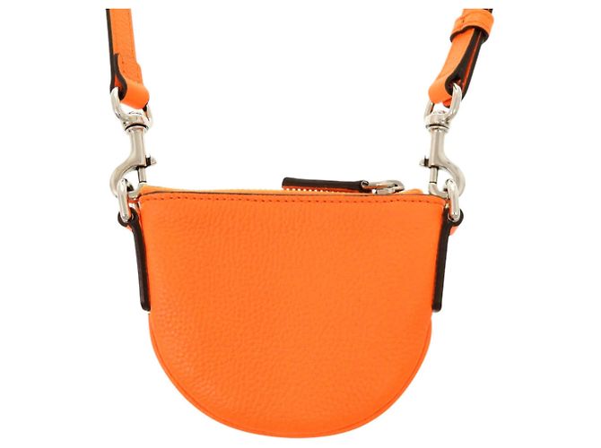 Gucci Micro Mini Leder Schultertasche Orange - Ansicht 3