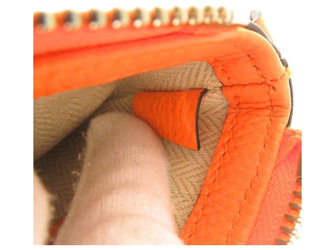 Gucci Micro Mini Leder Schultertasche Orange - Ansicht 7
