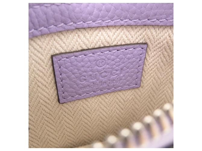 Borsa a tracolla micro mini viola Gucci Porpora - vista 6