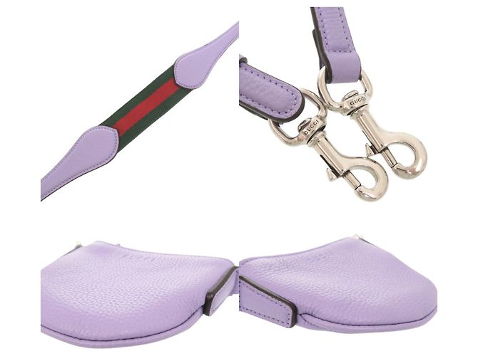 Borsa a tracolla micro mini viola Gucci Porpora - vista 9