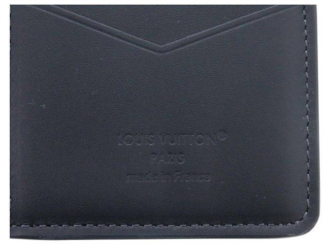 Organizer Portacarte Monogram Shadow Louis Vuitton Blu navy - vista 8