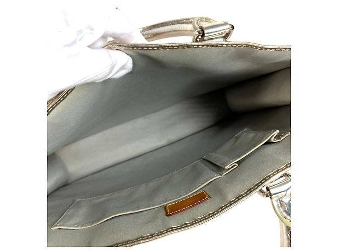 Borsa Tote Louis Vuitton Monogram Miroir Silver Argento - vista 11