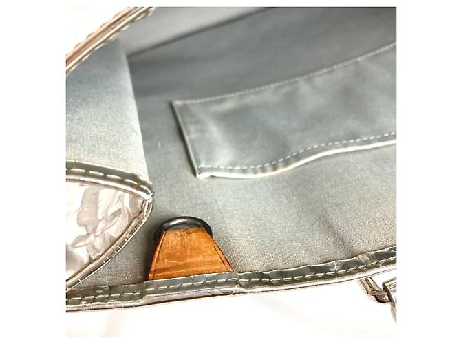 Borsa Tote Louis Vuitton Monogram Miroir Silver Argento - vista 13