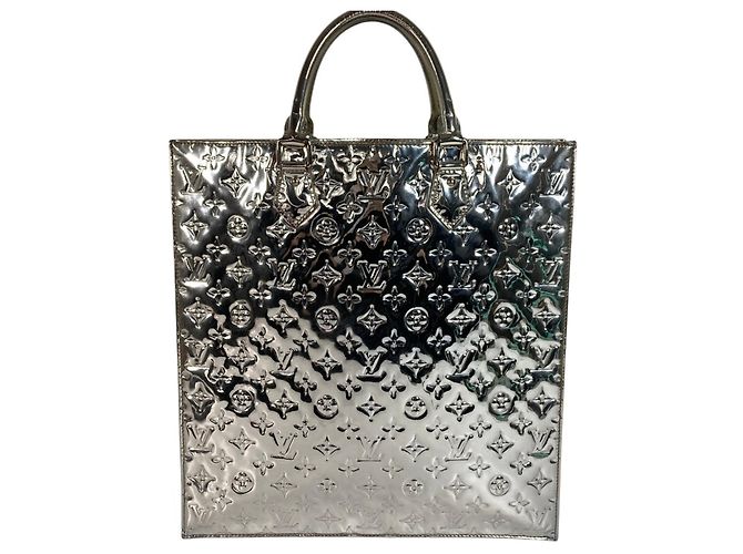 Borsa Tote Louis Vuitton Monogram Miroir Silver Argento - vista 2