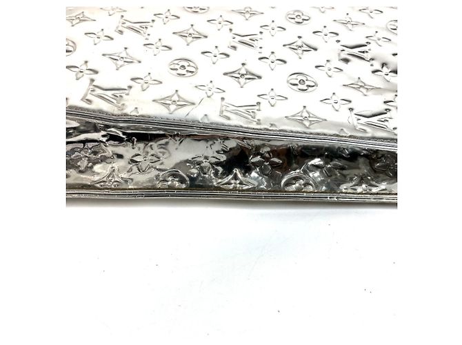 Borsa Tote Louis Vuitton Monogram Miroir Silver Argento - vista 4
