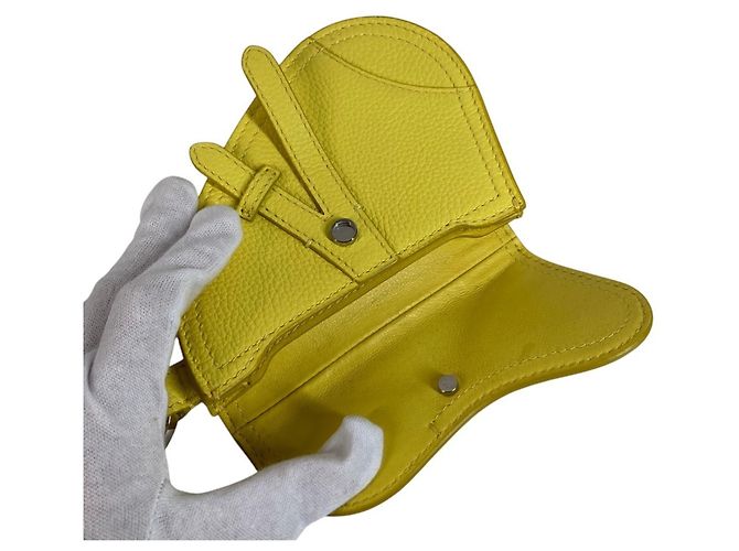 Charm per borsa in pelle gialla Christian Dior Giallo - vista 6
