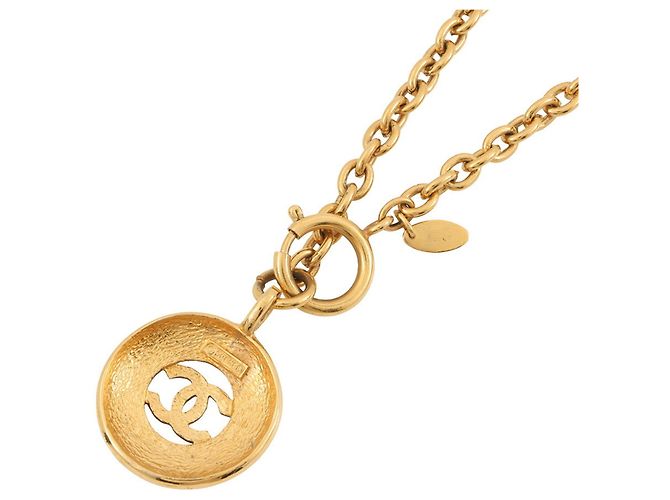 Collana in metallo Chanel D'oro - vista 3