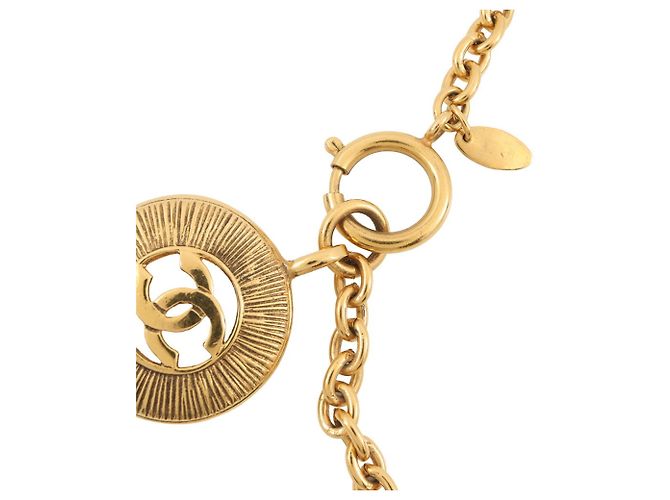 Collana in metallo Chanel D'oro - vista 5
