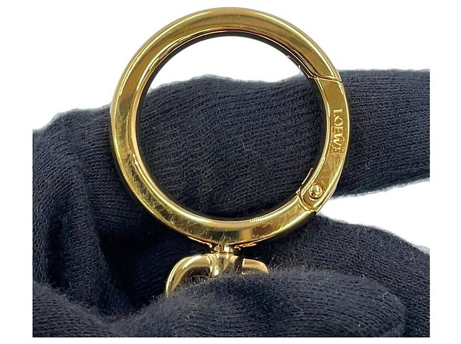 Charm per borsa in pelle di vitello Anagram Loewe Marrone - vista 7