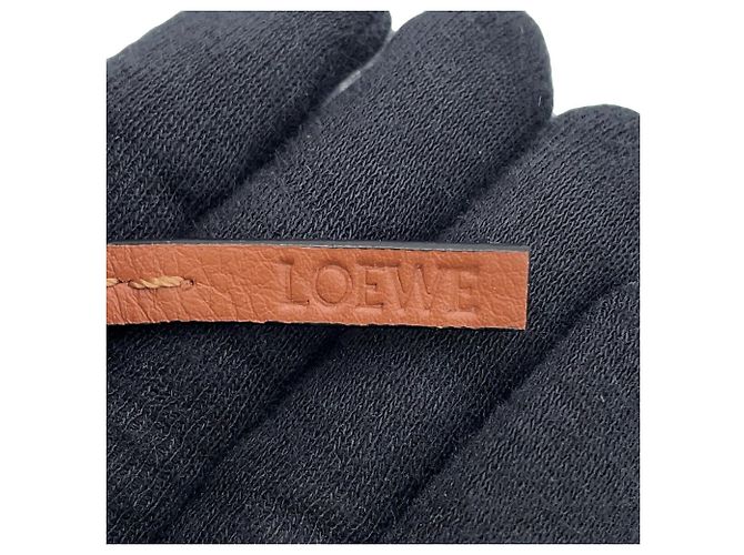 Charm per borsa in pelle di vitello Anagram Loewe Marrone - vista 9