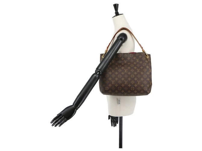 Borsa a tracolla Louis Vuitton Monogram Graceful PM Rosa Monogramma - vista 10