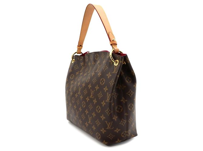 Borsa a tracolla Louis Vuitton Monogram Graceful PM Rosa Monogramma - vista 3
