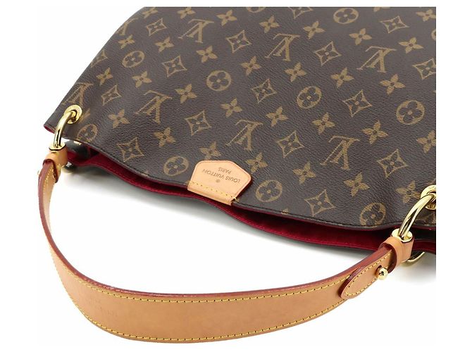 Borsa a tracolla Louis Vuitton Monogram Graceful PM Rosa Monogramma - vista 5