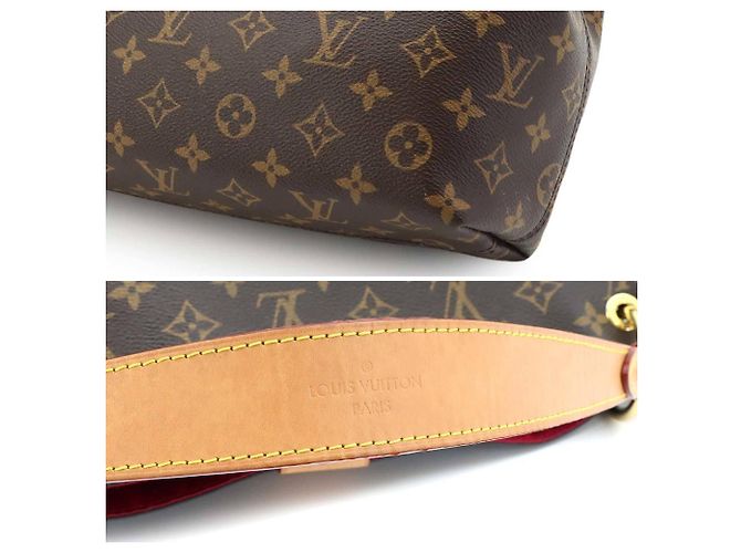 Borsa a tracolla Louis Vuitton Monogram Graceful PM Rosa Monogramma - vista 9
