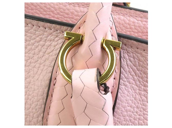 Borsa a mano/Borsa a tracolla in pelle rosa Salvatore Ferragamo - vista 10