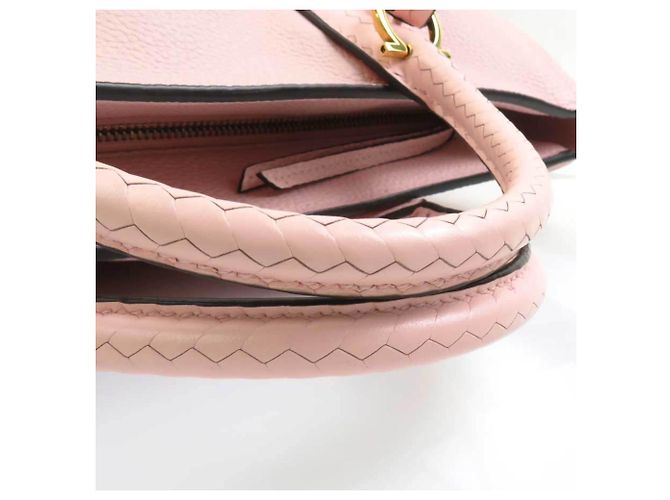 Borsa a mano/Borsa a tracolla in pelle rosa Salvatore Ferragamo - vista 13