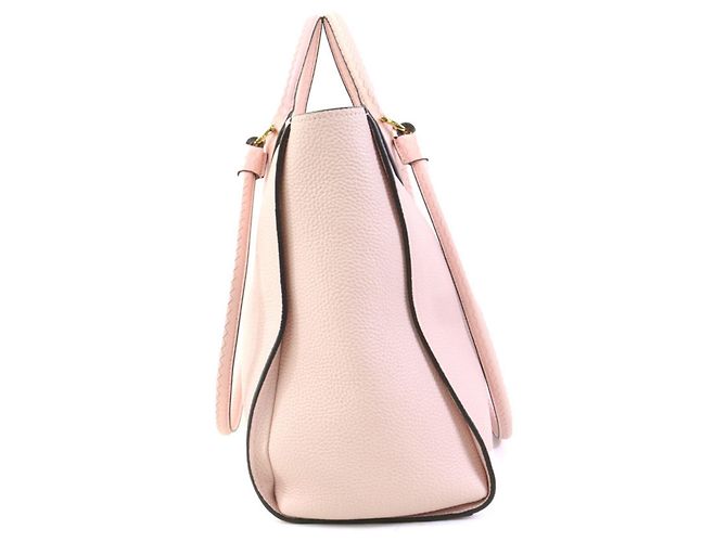 Borsa a mano/Borsa a tracolla in pelle rosa Salvatore Ferragamo - vista 2
