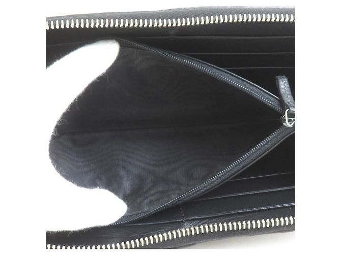 Cartera larga de cuero negro Gucci - vista 4