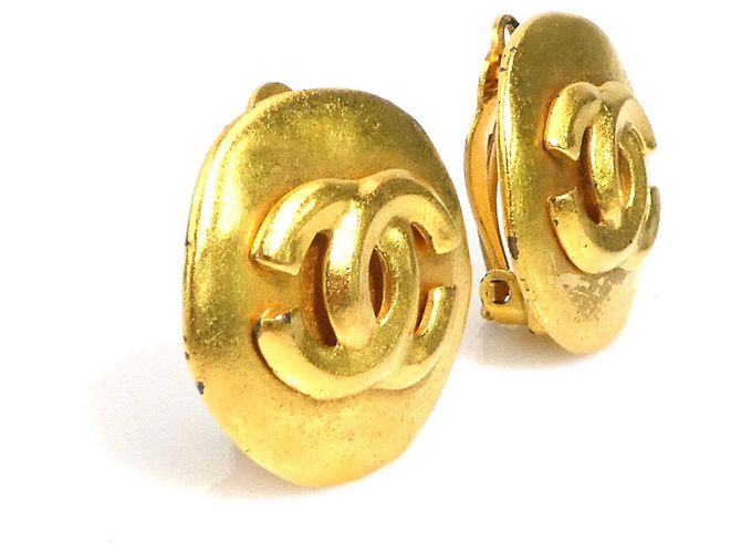 Orecchini a clip dorati Chanel D'oro - vista 2