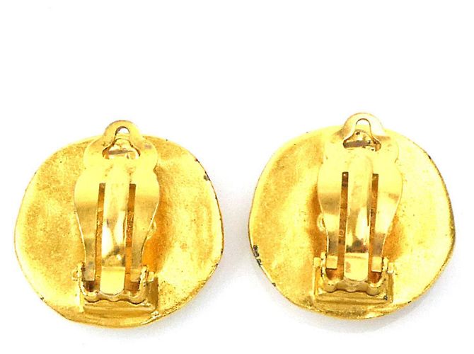 Orecchini a clip dorati Chanel D'oro - vista 4
