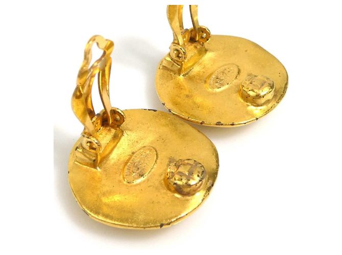 Orecchini a clip dorati Chanel D'oro - vista 6