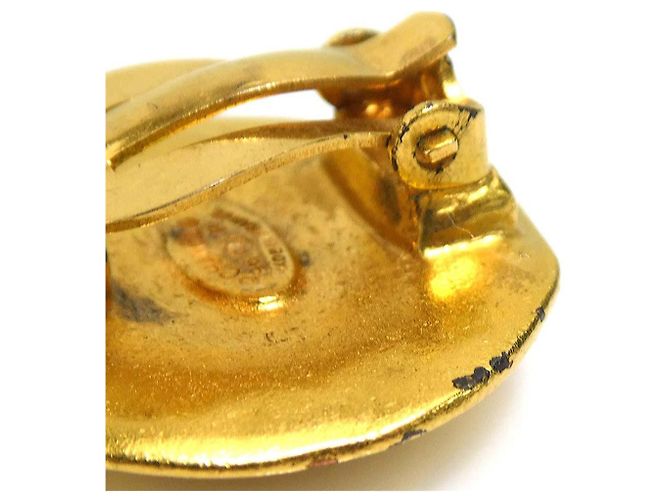 Orecchini a clip dorati Chanel D'oro - vista 7