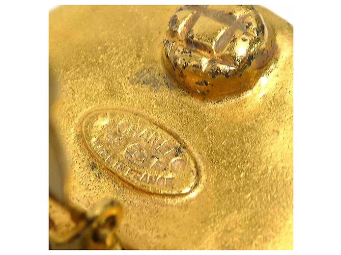 Orecchini a clip dorati Chanel D'oro - vista 8