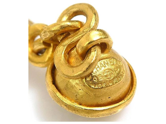 Orecchini a clip in metallo dorato Chanel D'oro - vista 9