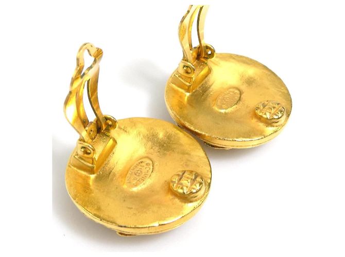 Orecchini a clip in metallo dorato Chanel D'oro - vista 6