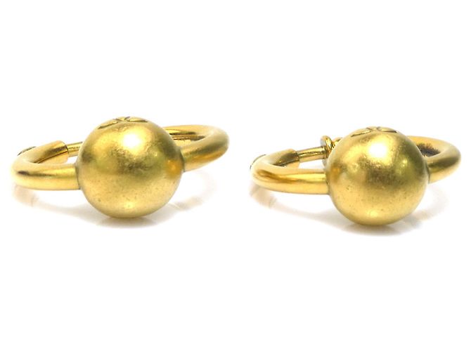 Orecchini a clip in metallo dorato Chanel D'oro - vista 4