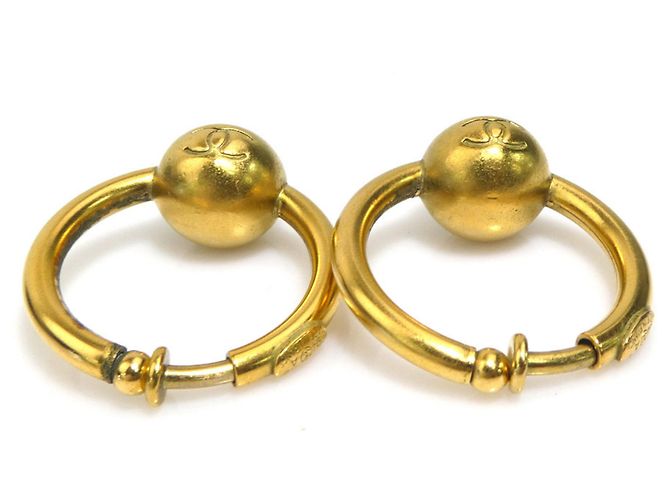 Orecchini a clip in metallo dorato Chanel D'oro - vista 6