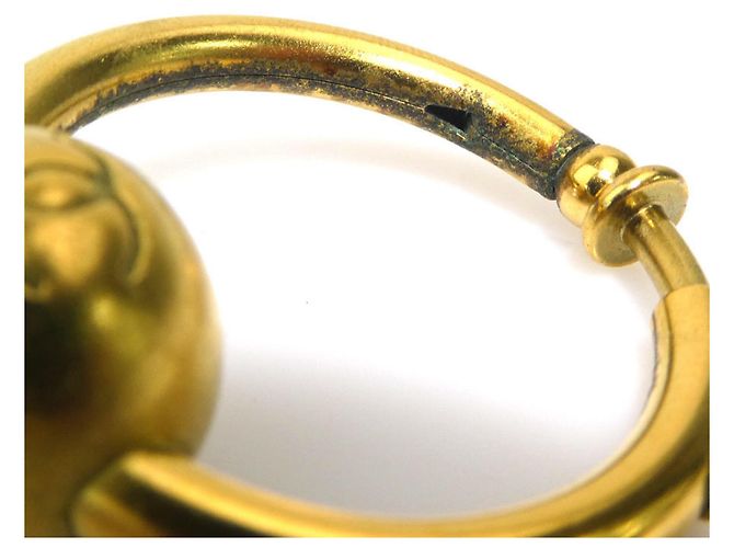 Orecchini a clip in metallo dorato Chanel D'oro - vista 8