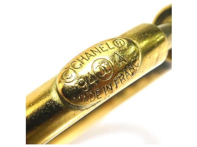 Orecchini a clip in metallo dorato Chanel D'oro - vista 9
