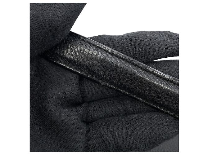 Bulgari Bvlgari Black Leather Tote Bag Schwarz - Ansicht 13