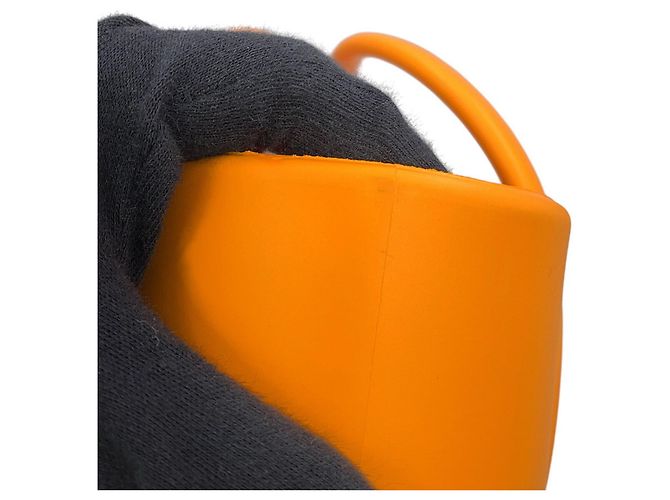 Borsa a mano Bottega Veneta Arco Tote Mini in gomma Arancione - vista 10