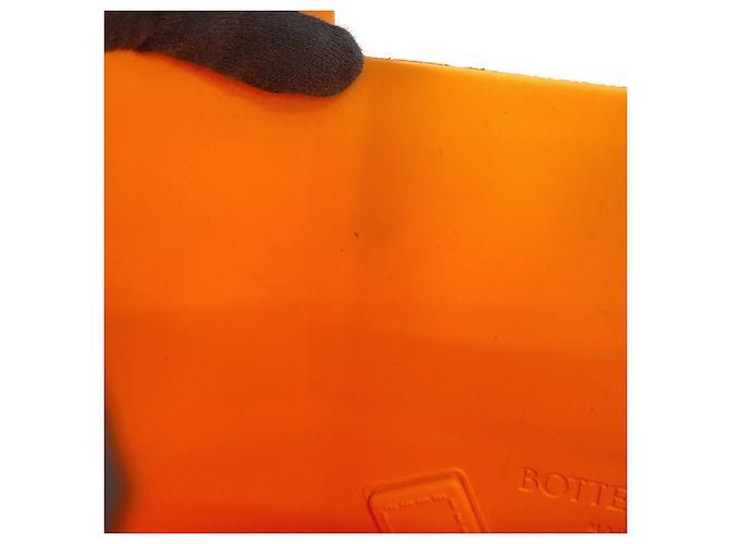 Borsa a mano Bottega Veneta Arco Tote Mini in gomma Arancione - vista 11
