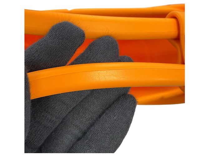 Borsa a mano Bottega Veneta Arco Tote Mini in gomma Arancione - vista 15